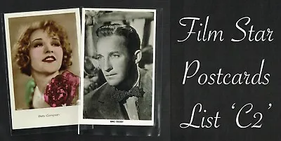 £0.99 • Buy Vintage Original ☆ FILM STAR Postcards From Around The World ☆ List C2