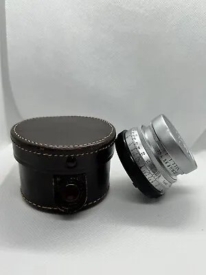 Ernst Leitz Leica Summaron 35mm F/3.5 Lens And Leather Case • $550