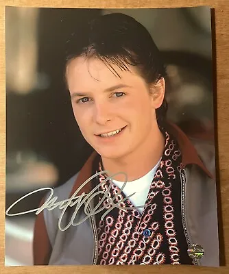 Michael J Fox Signed Autographed 8x10 Back To The Future Photo With COA • $129.99