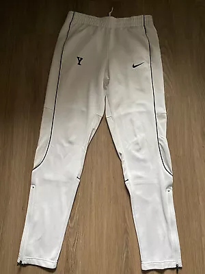 Nike Dri- Fit Mens White Athletic Pants Size Small • $19.66