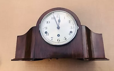 Antique Mantle Clock Westminster Whittington Chime URGOS Napoleon Hat GWO • £50