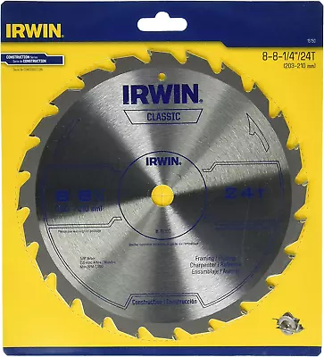 Classic Series Carbide Table / Miter Circular Saw Blade 8 1/4-Inch 24T  • $24.99