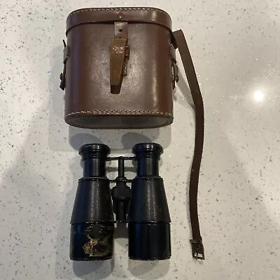 J Lizars Field/ Military Binoculars Working In Original Case • £22.99