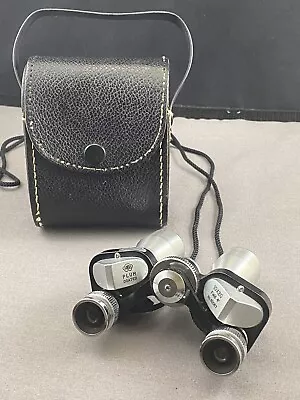 Vintage Plum Mini Binoculars 10 X 20 4° Field Coated No. 40067 With Leather Case • $39.99