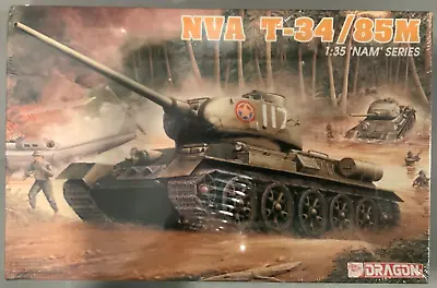 Dragon 3318 NVA T-34/85M 1:35 Nam Series 1/35 Scale Model Kit • $59.99