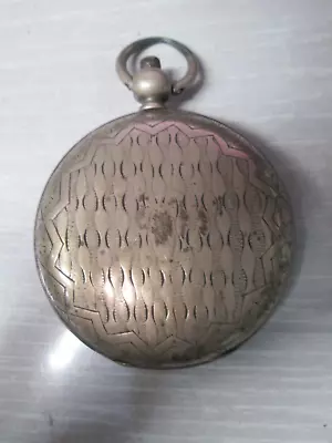 Vintage Matile Coin Silver Non-Running Large Men's Pocket Watch • $9.99