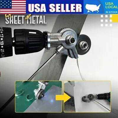 Electric Drill Plate Cutter Sheet Metal Nibbler Precise Cutting Sheet Cutter US • $10.49