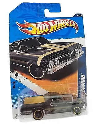 Hot Wheels '68 Chevy Chevelle El Camino SS 396 Black 2011 Muscle Mania #4/10 • $9.50