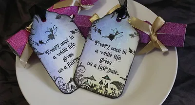 Life Gives Us A Fairytale Tags - Wedding Etc - Set Of 6 • £4