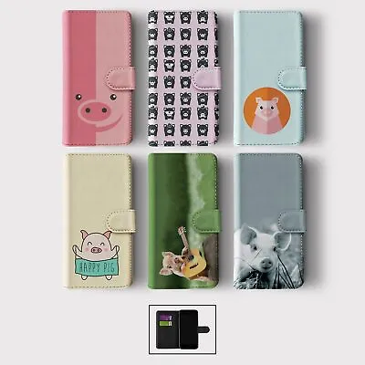 Case For Samsung S20 S10 S9 S8 Plus Wallet Flip Phone Cover Pig Piggy Piglet • £8.99