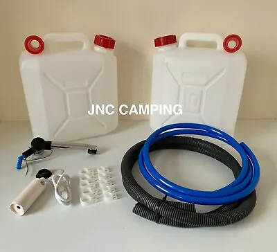 Cold Fresh Water Van Conversion Plumbing Kit Sink Tap & Pump Smev Camper T4 T5 • £54.95