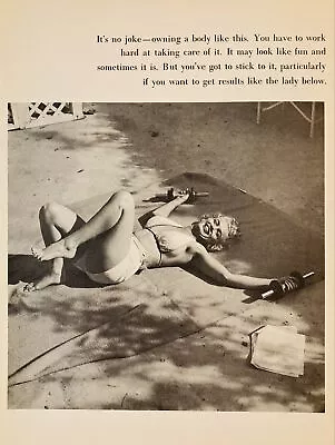 Marilyn Monroe 1953 Vintage Pinup Litho The Shape II Andre De Dienes Press Photo • $34.99