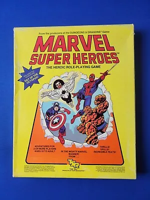 TSR Marvel Super Heroes Roleplaying Game Box Set - MH-O 6850 (Complete) • $119.99