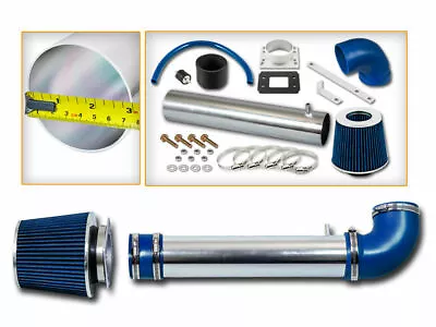 BCP BLUE For 88-95 Toyota Pickup 4Runner 2.4L L4 Air Intake Racing System+Filter • $54.99