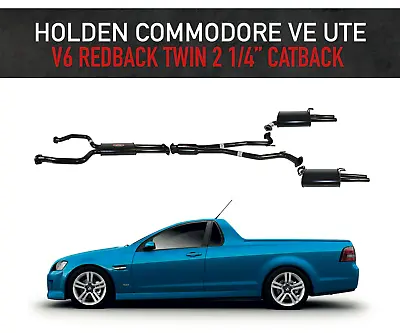 Holden Commodore VE V6 - APS Mandrel Bent 2 1/4  Catback Exhaust For Ute • $1047.08
