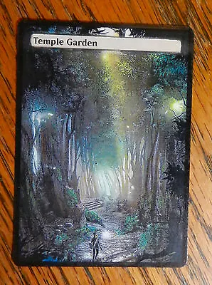 Magic The Gathering Shock Land MTG Altered Art Zelda Temple Garden • $33.13