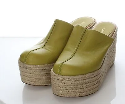 $59.99 • Buy 33-63 $ 315 Sz 37 M Women Paloma Barcelo Hebe Wedge Clog In Olive