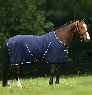 £40 • Buy Horseware Rambo Stable Sheet Navy 5'9