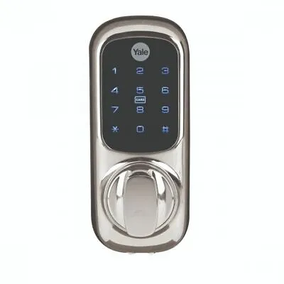 Yale Keyless Connected Touch Screen Smart Door Lock - Chrome - Pin Code - RFID • £99.99