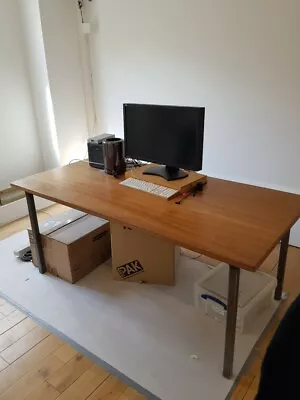 £390 • Buy Knoll Inspired Maple Office Desk / Table, Custom Build