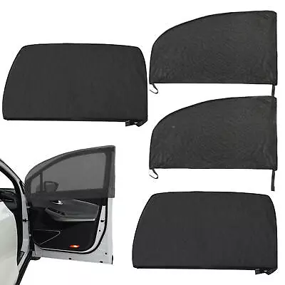 4PCS Universal Car Side Window Sun Shade Sunshade Cover Visor Mesh Screen Shield • $14.07