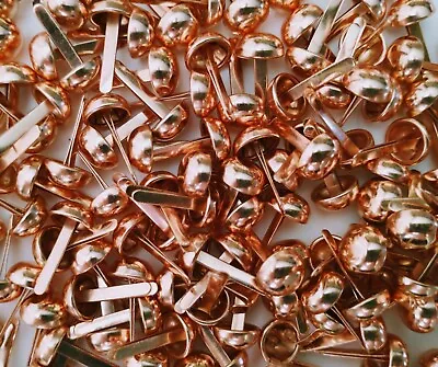 100 Rose Gold Colour Domed Split Pins Approx 8 X 15 Mm • £6.20