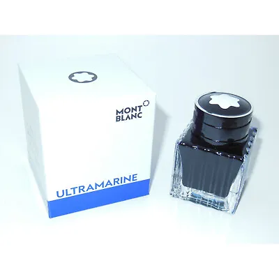 New Montblanc Blue Palette Collection Ultramarine Fountain Pen Ink 30ml 119574 • $79.95