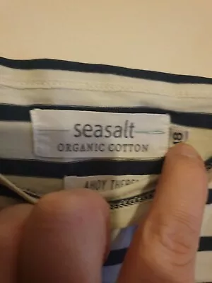 Seasalt Ladies Women's The Sailor Striped Top UK Size 18 • £5.99