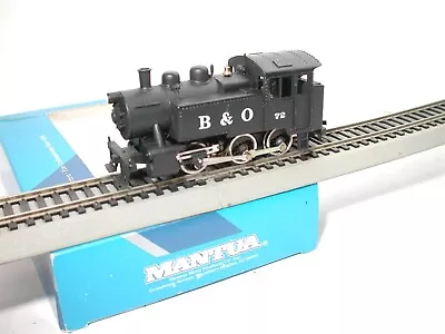 Mantua HO B&O 0-6-0 Steam Locomotive #302-025 W/Box Runs • $29.99