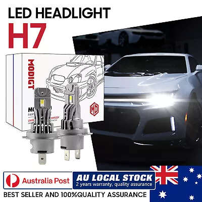 MODIGT 6000K LED Headlight Bulbs Globes H7 For Holden Astra I Turbo Hatchback • $51.99
