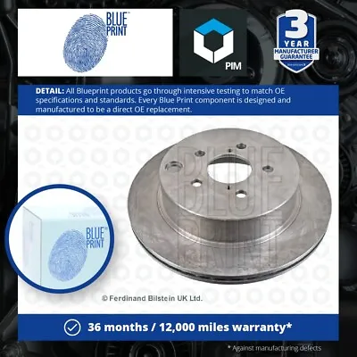 2x Brake Discs Pair Vented Fits SUBARU FORESTER SJ SJG 2.0 Rear 2013 On 278mm • $68.14