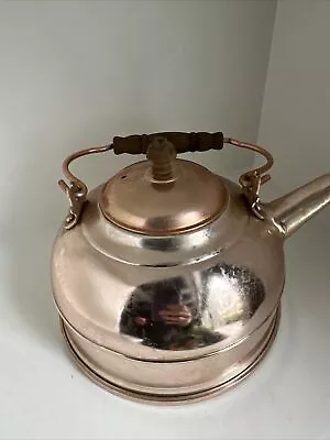 Vintage Copper Teapot Kettle • $19.99