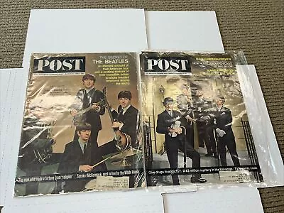 Saturday Evening Post March 21 1964 Full Magazine  + 1 Cover  The Beatles Excel • $27.99