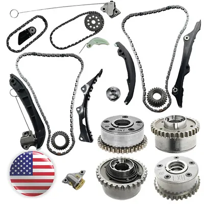 Timing Chain Kit Camshaft Phaser Fit Maserati Quattroporte S Ghibli S Q4 Levante • $489.37