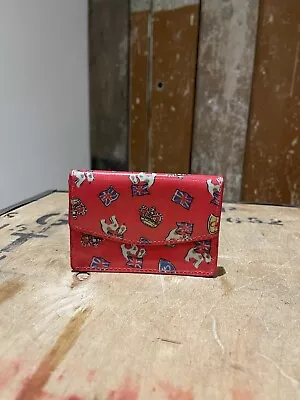 Cath Kidston Card Holder Wallet Purse Red Union Jack • £9.99