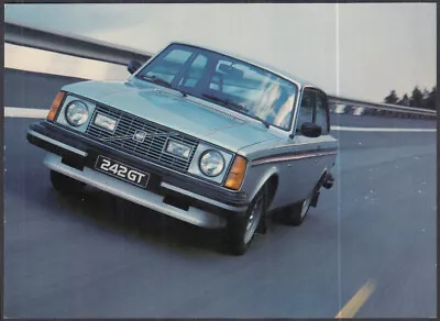 1978 Volvo 242 GT Sedan Dealer Advertising Oversize Postcard • $6.39