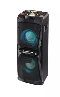 JVC MX-D528B 200W Bluetooth Megasound Party Speaker Black • £119.99