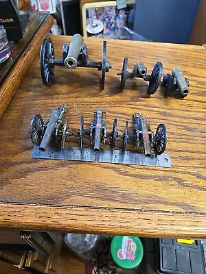 6 Vintage Cannons/3 Pencil Sharpeners Cool Lot • $0.99