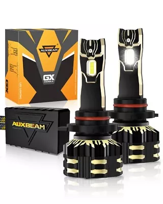 AUXBEAM 9012 HIR2 LED Bulbs Hi/Lo Beam Headlight 120W 25000LM 6500K Super Bright • $87.99