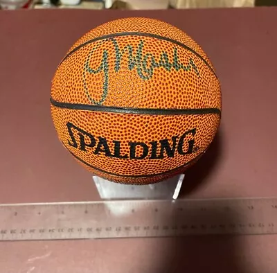 Jamal Mashburn Autographed Hand Signed Spalding Mini NBA Basketball David Stern • $25