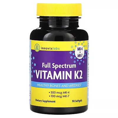 Full Spectrum Vitamin K2 90 Softgels • $26.99