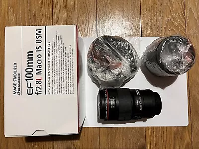 Canon 100mm F2.8 L IS USM Macro - Used Once - Mint - RRP £1095 • £699