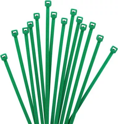 4  Multi Color Nylon Cable Ties/Tie Wraps/ Network Zip Ties Black /Yellow/ Green • $10.99