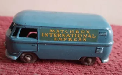 Vintage Lesney No34 Volkswagen VW Van Advertising Matchbox International Express • £25