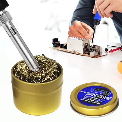 $6.99 • Buy Rosin Soldering Flux Paste Solder Grease Copper Wire Cleaning Ball Tip Cleaner