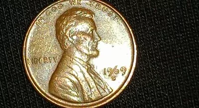 1969-S 1C RD Lincoln Cent • $600