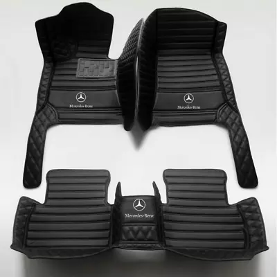 For Mercedes Benz Car Floor Mats Waterproof Luxury Carpets Mats All Model Custom • $96.41