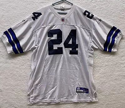 Dallas Cowboys Jersey Mens 56 White Reebok Authentic Equipment Marion Barber • $33.80