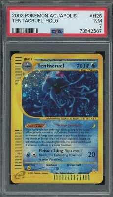 $1.25 • Buy Pokemon Tentacruel Aquapolis Holo Rare #H26 PSA 7