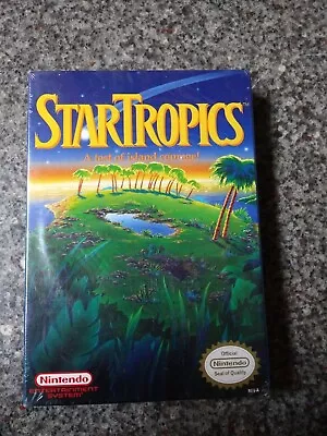 STAR TROPICS Nintendo NES 1990 Original Factory Sealed  H-Seam  • $150